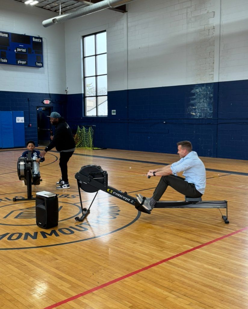 Doug Eagles rowing