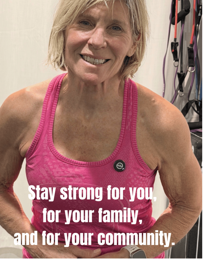 Stay strong for you for your family and for your community 1