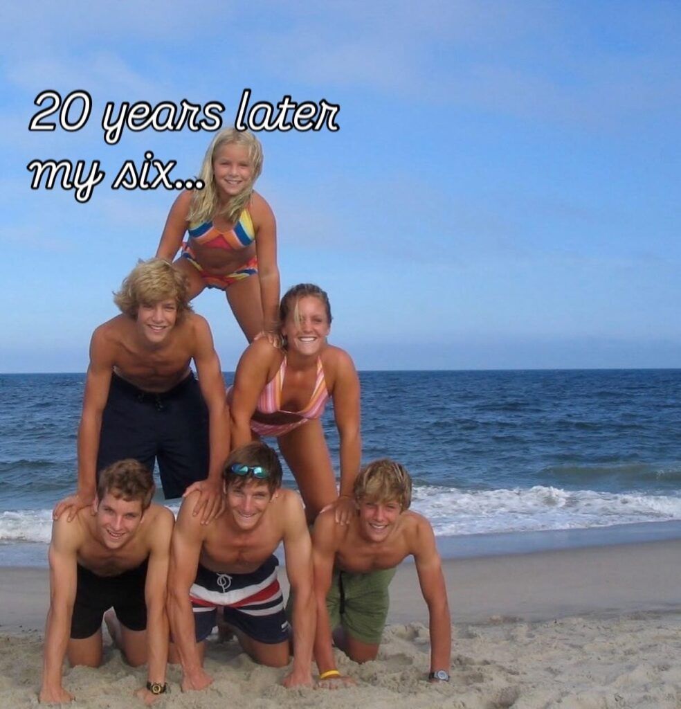 6 kids pyramid